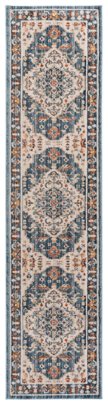 Safavieh Lrl Hayden Solid Blue Runner Rug Power Loomed in Turkey for Hallways and Entryways LRL410M-28