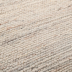 Safavieh Lrl Abram Handwoven Wool Runner Plush Beige Ivory Artisan Hallway Accent Rug 5'-0" x 8'-0" LRL6330A-5