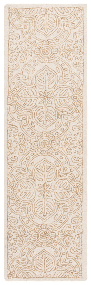 Safavieh Lrl Hand Tufted Wool Runner Rug Ivory Gold Oriental Floral Hallway Accent 2'-3" x 8'-0" LRL6603D-28