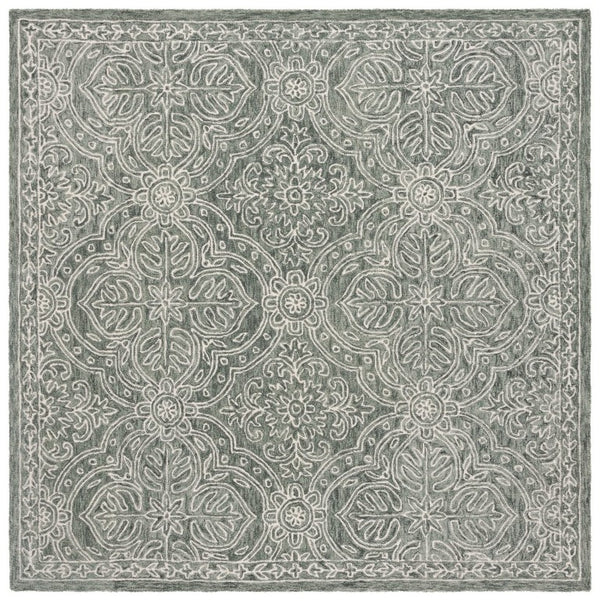 Safavieh Lrl Etienne Hand-Tufted Wool Runner Oriental Pattern for Hallways and Entryways 7'-0" x 7'-0" - Square LRL6603W-7SQ