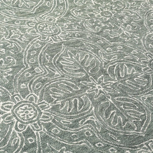 Safavieh Lrl Etienne Hand-Tufted Wool Runner Oriental Pattern for Hallways and Entryways 7'-0" x 7'-0" - Square LRL6603W-7SQ