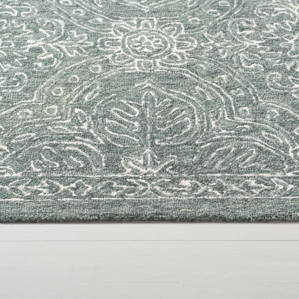 Safavieh Lrl Etienne Hand-Tufted Wool Runner Oriental Pattern for Hallways and Entryways 7'-0" x 7'-0" - Square LRL6603W-7SQ