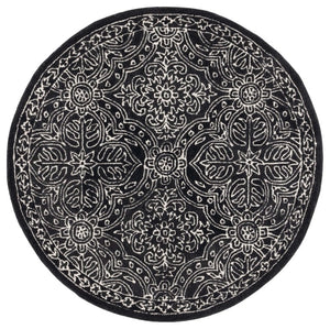 Safavieh Lrl Etienne Hand Tufted Wool Oriental Area Rug for Entryway Bedroom Hearth 5'-0" x 5'-0" (Round) LRL6603Z-5R