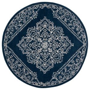Safavieh Lrl Wesley Hand-Tufted Wool Oriental Accent Rug for Entryways and Bedroom Floors 5'-0" x 5'-0" (Round) LRL6604N-5R