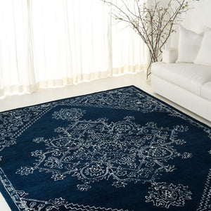 Safavieh Lrl Wesley Hand-Tufted Wool Oriental Accent Rug for Entryways and Bedroom Floors 8'-0" x 10'-0" LRL6604N-8