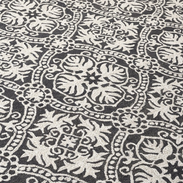 Safavieh Lauren Ralph Hand-Tufted Wool Runner Oriental Motif for Hallways and Entryways 4'-0" x 6'-0" LRL6606H-4