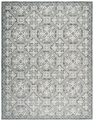 Safavieh Lauren Ralph Hand Tufted Wool Runner Sage Ivory Oriental Hallway Entryway Rug 8'-0" x 10'-0" LRL6606W-8