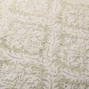 Safavieh Lrl Hand-Tufted Wool Cotton Runner Sage Ivory Traditional Hallway Entryway Rug 5'-0" x 8'-0" LRL6607W-5