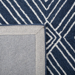 Safavieh Lrl Hand-Tufted Wool Cotton Indigo Area Rug Artisan Woven for Large Living Spaces LRL6608N