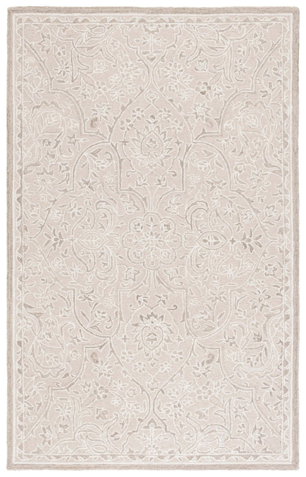 Safavieh Lrl Hand-Tufted Wool Cotton Floral Rug Soft Botanical Pattern for Living Room Decor LRL6636B-5