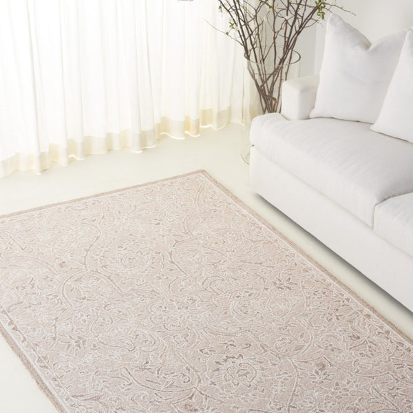 Safavieh Lrl Hand-Tufted Wool Cotton Floral Rug Soft Botanical Pattern for Living Room Decor LRL6636B-5