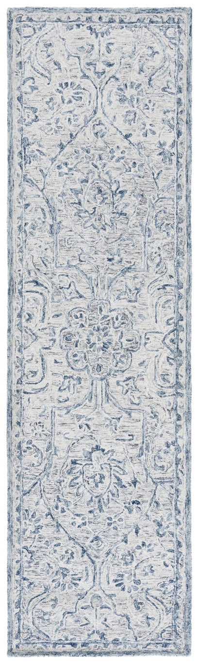 Safavieh Lrl Hand Tufted Wool Runner Rug with Floral Botanical Motifs for Hallway Corridors 2'-3" x 8'-0" LRL6636M-28