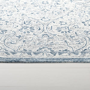 Safavieh Lrl Hand Tufted Wool Runner Rug with Floral Botanical Motifs for Hallway Corridors 4'-0" x 6'-0" LRL6636M-4