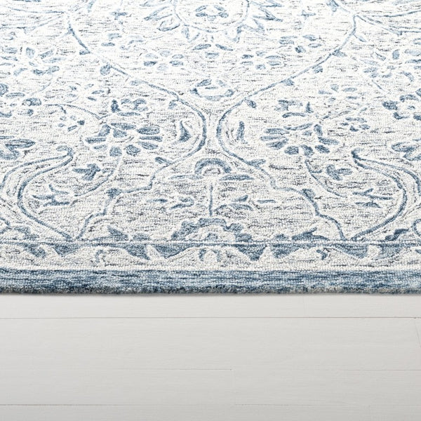 Safavieh Lrl Hand Tufted Wool Runner Rug with Floral Botanical Motifs for Hallway Corridors 4'-0" x 6'-0" LRL6636M-4