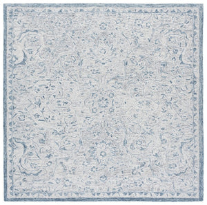 Safavieh Lrl Hand Tufted Wool Runner Rug with Floral Botanical Motifs for Hallway Corridors 7'-0" x 7'-0" - Square LRL6636M-7SQ