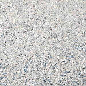 Safavieh Lrl Hand Tufted Wool Runner Rug with Floral Botanical Motifs for Hallway Corridors 7'-0" x 7'-0" - Square LRL6636M-7SQ