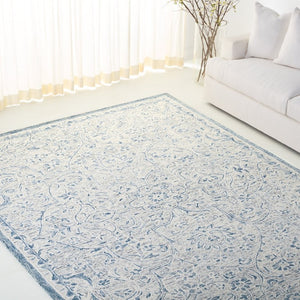 Safavieh Lrl Hand Tufted Wool Runner Rug with Floral Botanical Motifs for Hallway Corridors 8'-0" x 10'-0" LRL6636M-8