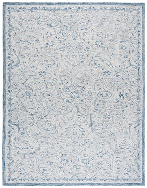 Safavieh Lrl Hand Tufted Wool Runner Rug with Floral Botanical Motifs for Hallway Corridors 8'-0" x 10'-0" LRL6636M-8