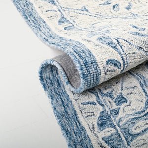 Safavieh Lrl Hand Tufted Wool Runner Rug with Floral Botanical Motifs for Hallway Corridors 8'-0" x 10'-0" LRL6636M-8