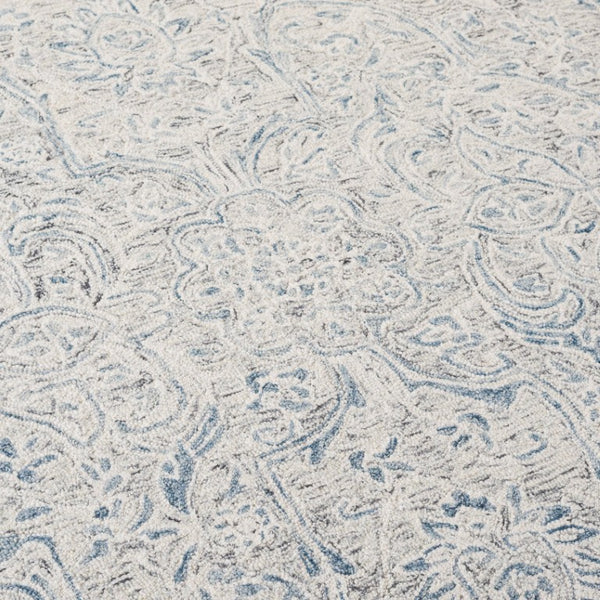 Safavieh Lrl Hand Tufted Wool Runner Rug with Floral Botanical Motifs for Hallway Corridors 8'-0" x 10'-0" LRL6636M-8