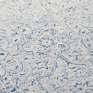 Safavieh Lrl Hand Tufted Wool Runner Rug with Floral Botanical Motifs for Hallway Corridors 8'-0" x 10'-0" LRL6636M-8