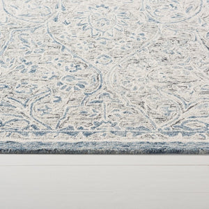 Safavieh Lrl Hand Tufted Wool Runner Rug with Floral Botanical Motifs for Hallway Corridors 8'-0" x 10'-0" LRL6636M-8