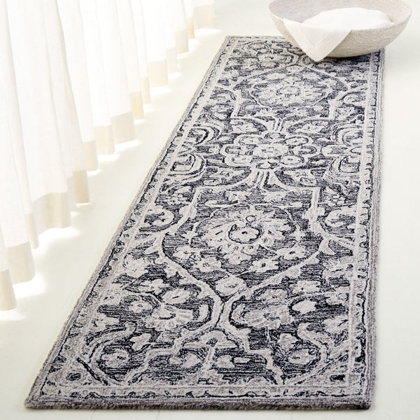 Safavieh Lrl Juniper Hand-Tufted Wool Cotton Runner Rug with Ornate Floral Motifs for Hallways 2'-3" x 8'-0" LRL6636Z-28