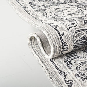Safavieh Lrl Juniper Hand-Tufted Wool Cotton Runner Rug with Ornate Floral Motifs for Hallways 8'-0" x 10'-0" LRL6636Z-8