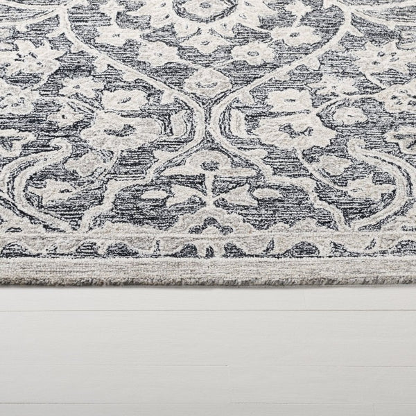 Safavieh Lrl Juniper Hand-Tufted Wool Cotton Runner Rug with Ornate Floral Motifs for Hallways 8'-0" x 10'-0" LRL6636Z-8