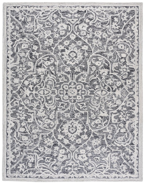 Safavieh Lrl Juniper Hand-Tufted Wool Cotton Runner Rug with Ornate Floral Motifs for Hallways 8'-0" x 10'-0" LRL6636Z-8