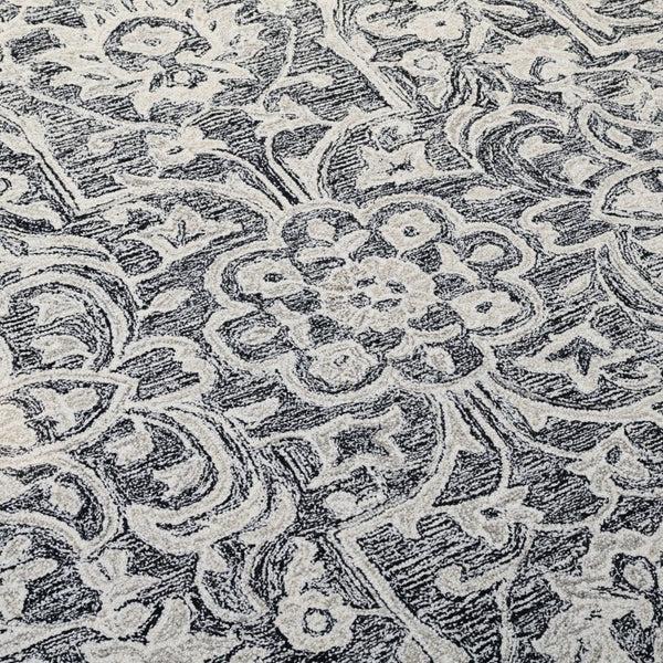 Safavieh Lrl Juniper Hand-Tufted Wool Cotton Runner Rug with Ornate Floral Motifs for Hallways 8'-0" x 10'-0" LRL6636Z-8