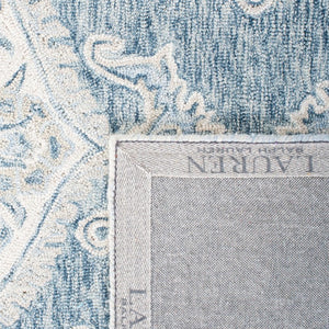 Safavieh Lrl Hand Tufted Wool Oriental Area Rug Navy Ivory Traditional Living Room Accent LRL6637N-9