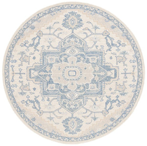 Safavieh Percy Hand Tufted Wool Area Rug Oversized Ivory Blue for Large Living Rooms LRL6652G