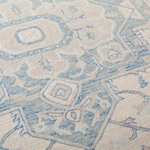 Safavieh Percy Hand Tufted Wool Area Rug Oversized Ivory Blue for Large Living Rooms LRL6652G