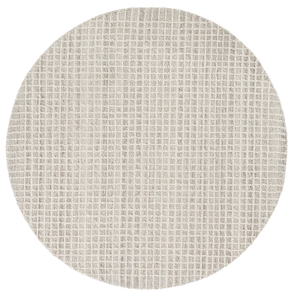 Safavieh Lrl Hand-Tufted Beige Ivory Area Rug — Wool-Cotton Modern Scandinavian Geometric Texture, India Crafted 4'-0" x 6'-0" LRL6929B-4