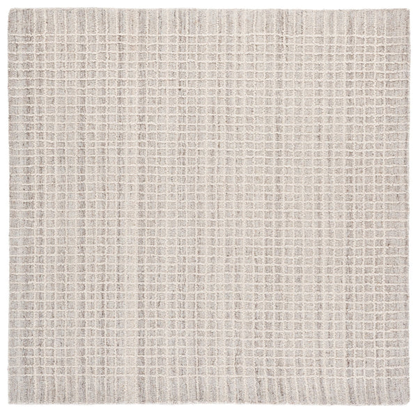 Safavieh Lrl Hand-Tufted Round Beige Ivory Rug — Wool-Cotton Blend, Low-Profile 3/8" Pile For Modern Homes 5'-0" x 5'-0" LRL6929B-5R