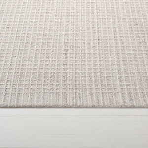 Safavieh Lrl Hand Tufted Wool Cotton Runner Rug Soft Beige Ivory Solid Hallway Accent 8'-0" x 10'-0" LRL6929B-8