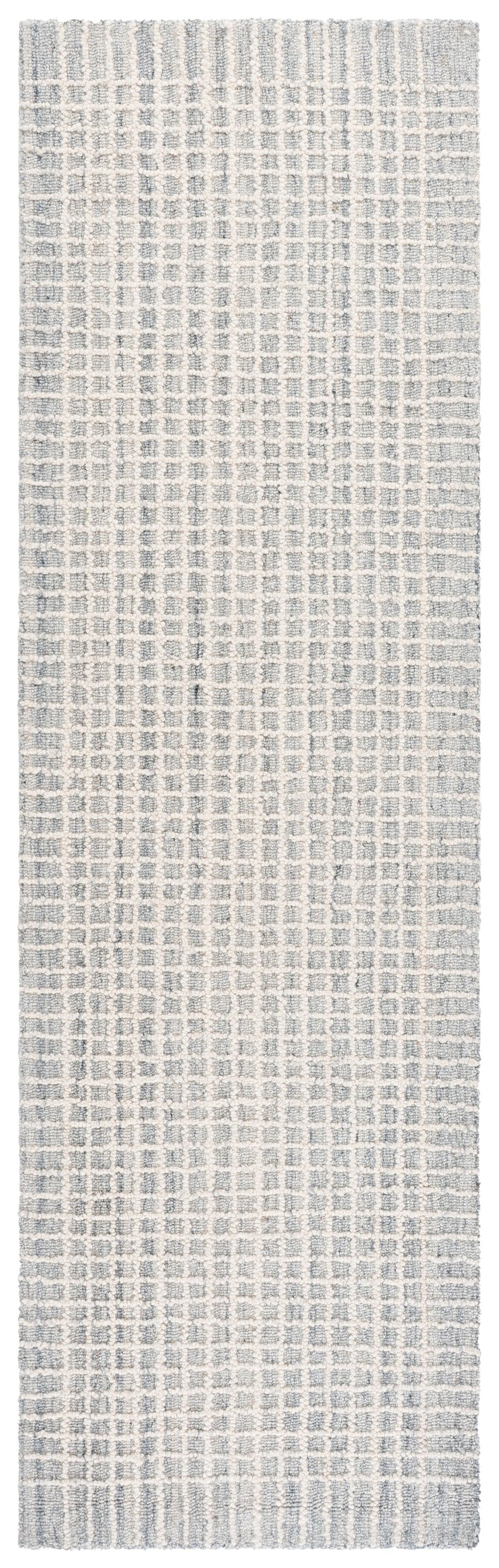 Safavieh Lrl Silver Ivory Hand-Tufted Square Rug — Wool-Cotton Blend, Low-Profile Texture For Modern Homes 5'-0" x 5'-0" LRL6929G-5SQ