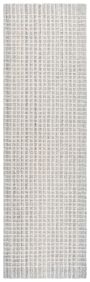 Safavieh Lrl Silver Ivory Hand-Tufted Square Rug — Wool-Cotton Blend, Low-Profile Texture For Modern Homes 5'-0" x 5'-0" LRL6929G-5SQ