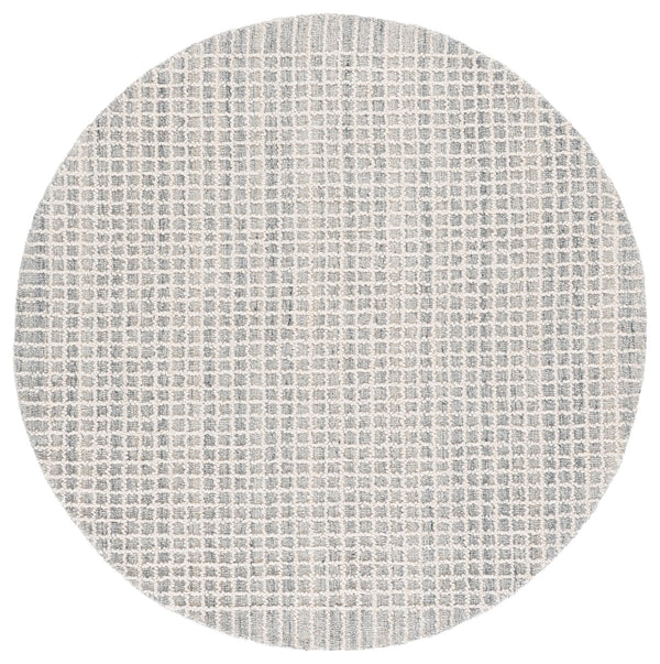 Safavieh Lrl Hand-Tufted Silver And Ivory Wool Rug — Modern Scandinavian Elegance, Plush 3/8" Pile Comfort 9'-0" x 12'-0" LRL6929G-9