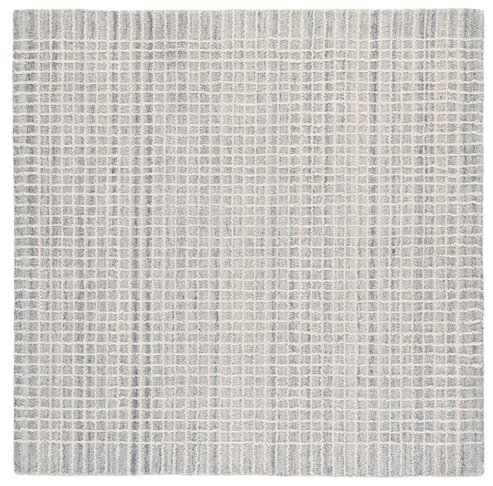 Safavieh Lrl Hand-Tufted Silver Ivory Runner Rug — Wool-Cotton Low-Pile Hallway Accent For Modern Homes 2'-3" x 8'-0" LRL6929G-28