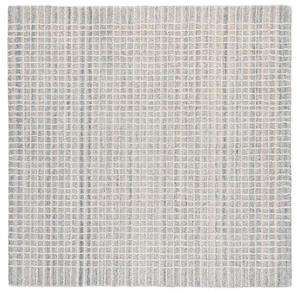 Safavieh Lrl Hand-Tufted Silver Ivory Runner Rug — Wool-Cotton Low-Pile Hallway Accent For Modern Homes 2'-3" x 8'-0" LRL6929G-28
