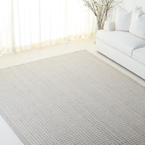 Safavieh Lrl Hand-Tufted Silver And Ivory Wool Rug — Modern Scandinavian Elegance, Plush 3/8" Pile Comfort 9'-0" x 12'-0" LRL6929G-9