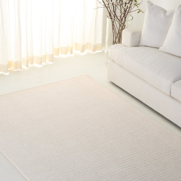 Safavieh Lrl Hand-Tufted Ivory Wool Area Rug for Modern Living Rooms and Bedroom Spaces 6' x 9' LRL6930A-6