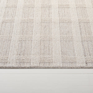 Safavieh Lrl Hand-Tufted 8X10 Beige Ivory Wool Rug, 3/8" Pile, Modern Minimalist Rectangular Design, Durable LRL6931B-8