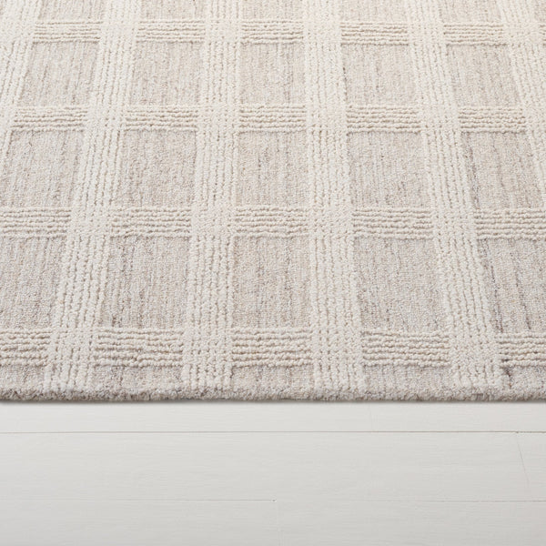 Safavieh Lrl Hand-Tufted 8X10 Beige Ivory Wool Rug, 3/8" Pile, Modern Minimalist Rectangular Design, Durable LRL6931B-8