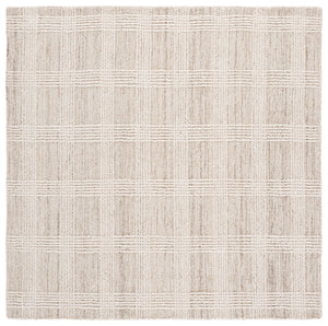 Safavieh Lrl Hand-Tufted 8X10 Beige Ivory Wool Rug, 3/8" Pile, Modern Minimalist Rectangular Design, Durable LRL6931B-8