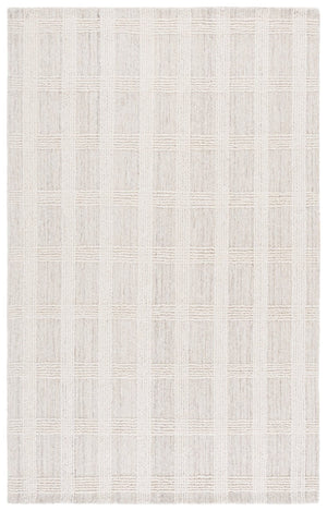 Safavieh Lrl Hand Tufted Wool Runner Rug Neutral Ivory Hallway Accent Soft Warm Solid 5'-0" x 8'-0" LRL6931B-5