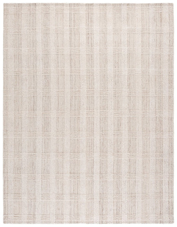 Safavieh Lrl Hand Tufted Wool Runner Rug Neutral Ivory Hallway Accent Soft Warm Solid 9'-0" x 12'-0" LRL6931B-9