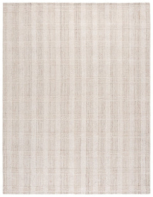 Safavieh Lrl Hand Tufted Wool Runner Rug Neutral Ivory Hallway Accent Soft Warm Solid 9'-0" x 12'-0" LRL6931B-9